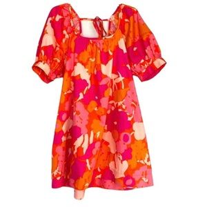 NWT Free Assembly 100% cotton dress floral size large